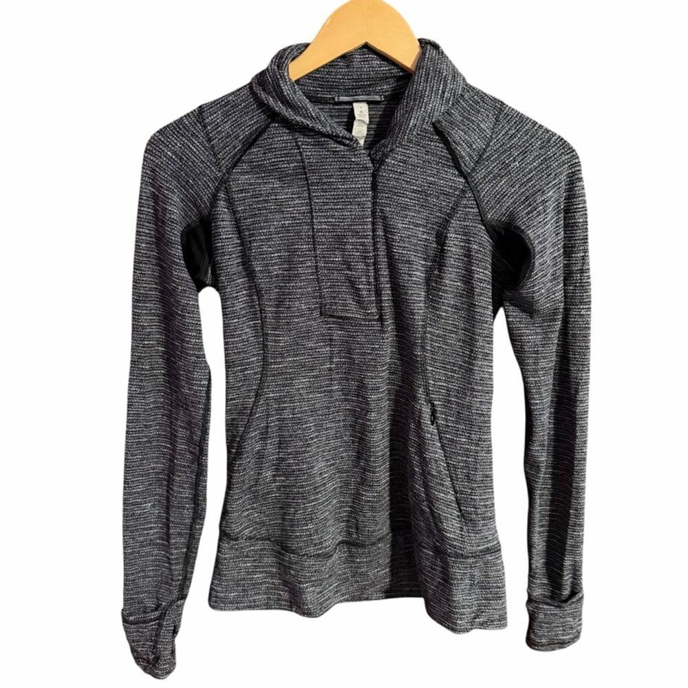 Lululemon Think Fast Pullover Grey Size 4 - Picture 3 of 7